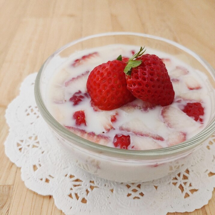 母の日に作ろう レンジでいちごプリン レシピ 作り方 By みんとa 楽天レシピ 母の日に作ろう レンジでいちごプリン レシピ 作り方 By みんとa 楽天レシピ